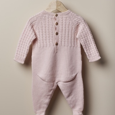 Babygrow com efeito trança tricotado em lã | THIS IS WINTER LOVE