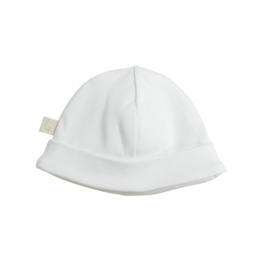 Gorro dupla malha algodão branco