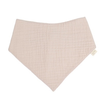 Babete algodão rosa pêssego Sweet Bunny