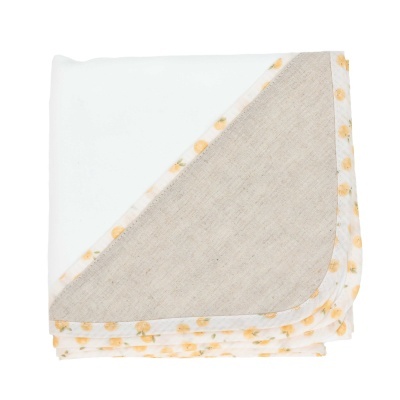 Fralda algodão pérola e bege Fruity