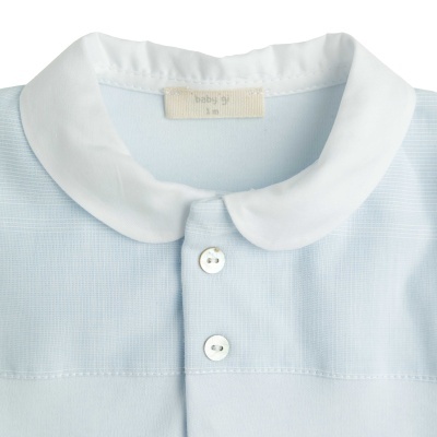 Conjunto algodão 2 peças azul bebé Breeze