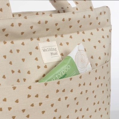 Bolsa de Passeio Hearts Poppy Cinnamon