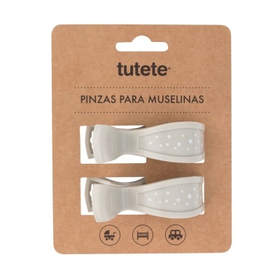 Clips para carrinho na cor cinzenta