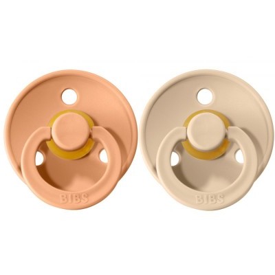 Chupeta Bibs Peach/Vanilla