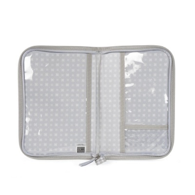 Porta Documentos I Love Vichy cinzenta