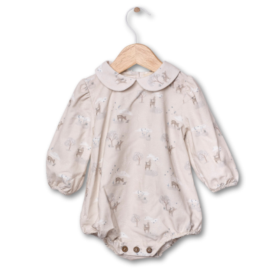 Fofo em bombazine com animais da floresta | BUNNY AND FRIENDS Wedoble