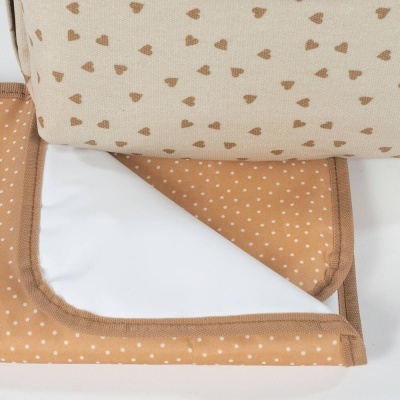 Mochila de Maternidade Hearts Poppy Cinnamon