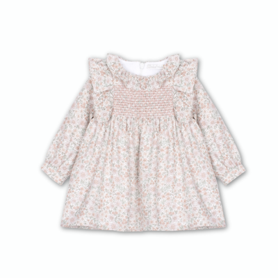 Vestido algodão floral e favos no peito| WINTER TRIP Dr Kid