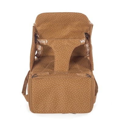 Cadeira portátil refeição Polka Dot Poppy Cinnamon