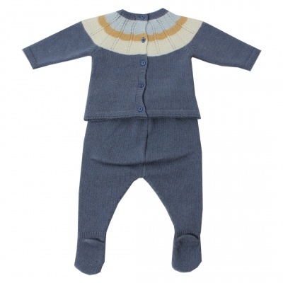 Conjunto malha Dr Kid azul indigo