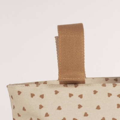 Bolsa Organizadora Hearts Poppy Cinnamon