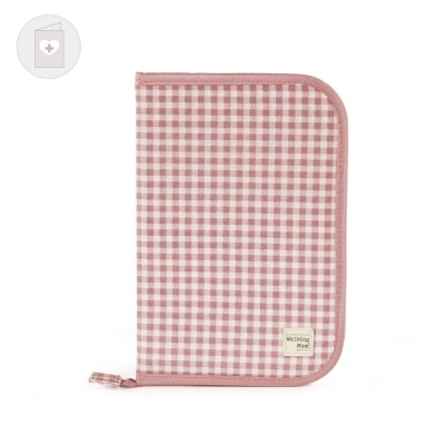 Porta Documentos I Love Vichy rosa