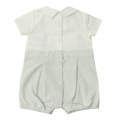 Fofo algodão manga curta em cinza claro