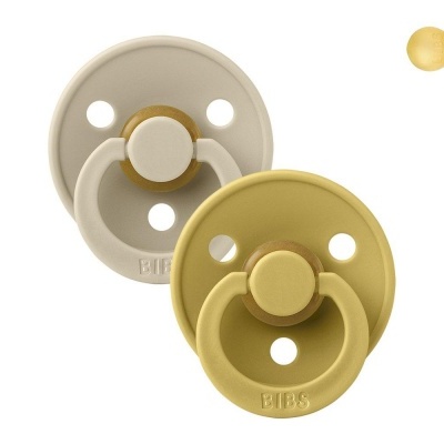 Chupeta Bibs Vanilla/Mustard