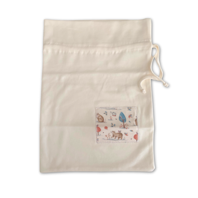 Saco algodão primeira roupa pérola | KODA Mighty Love