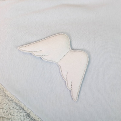 Toalha de Banho de algodão Angel Collection azul