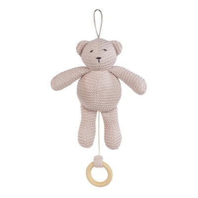 Ursinho Musical Crochet - Knitted Bear rosa