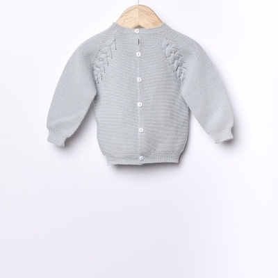 Conjunto de malha tricotada em lã merino verde seco | Winter Day Wedoble