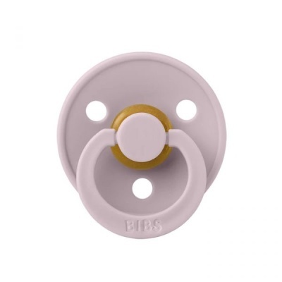 Chupeta rosa claro com anel e detalhes dourados