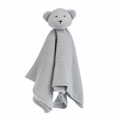 Doudou malha - Knitted bear cinzento