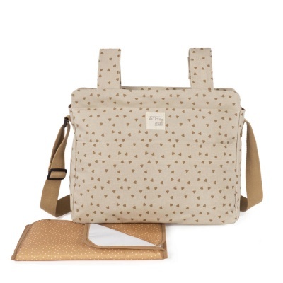 Bolsa de Passeio Hearts Poppy Cinnamon