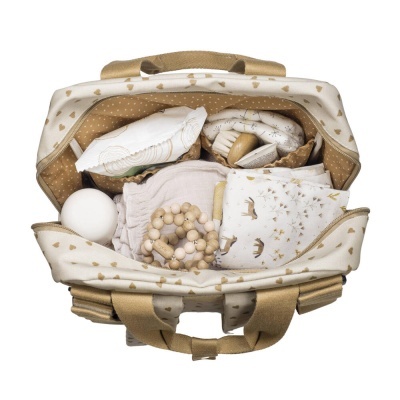 Mochila de Maternidade Hearts Poppy Cinnamon