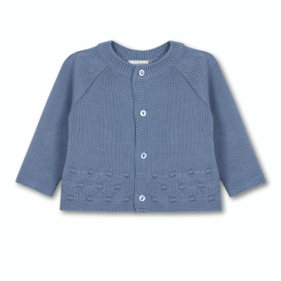 Casaco em malha de algodão azul | ESSENTIALS Dr Kid