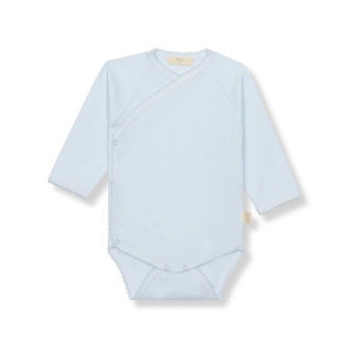 Body interior trespasse em algodão azul