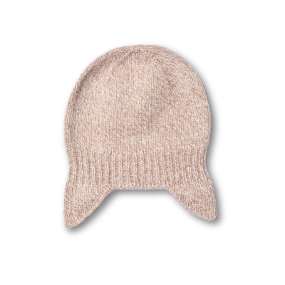 Gorro tricotado em lã merino | LITTLE TEDDY BEAR Wedoble