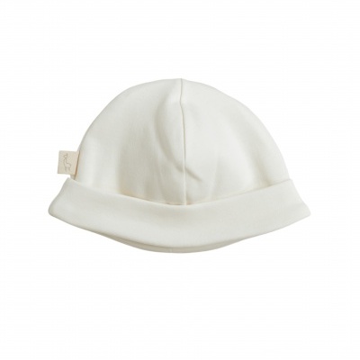 Gorro dupla malha algodão pérola