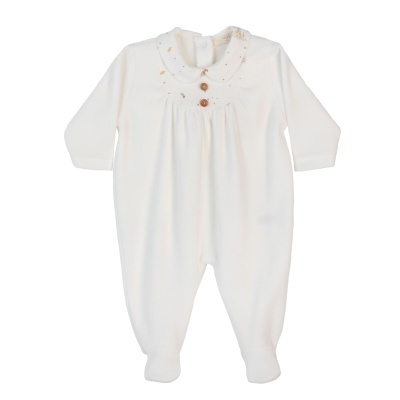 Babygrow laminado com botões pérola Goose Baby Gi