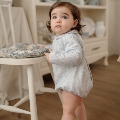 Fofo algodão "Manuel Maria" azul