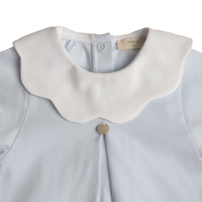 Fofo algodão azul c/ pormenor nuvem