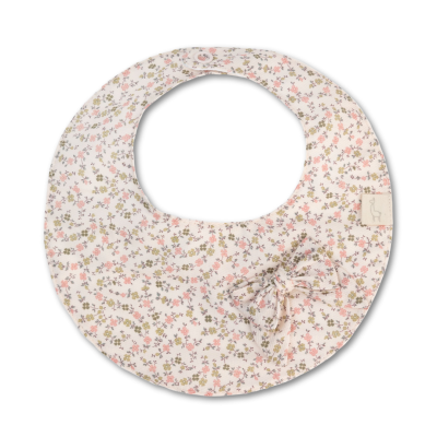 Babete algodão com laço floral Leah Baby Gi