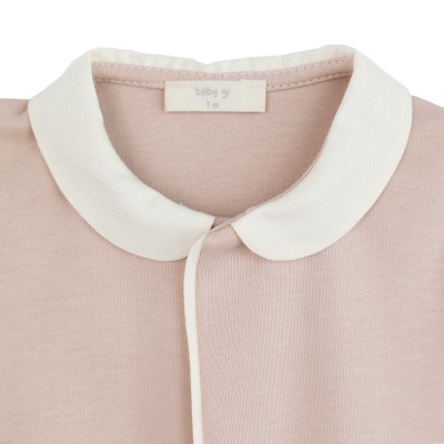 Babygrow algodão Angel Collection rosa pastel