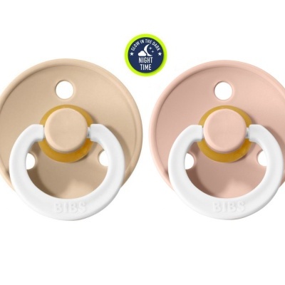 Chupeta Bibs Noturna Vanilla/Blush