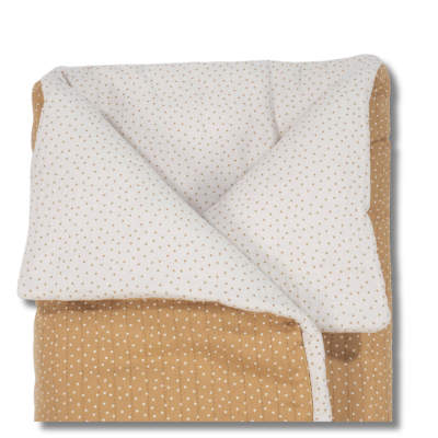 Saco Manta Algodão Polka Dot Poppy Cinnamon