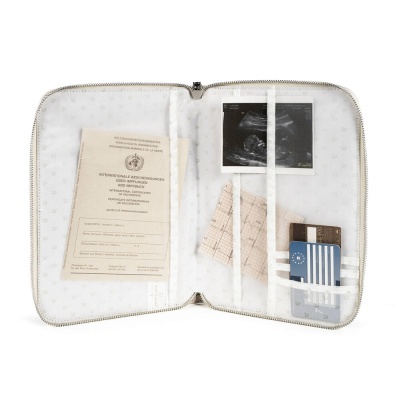 Porta documentos Toile de Jouy Cream - Bege