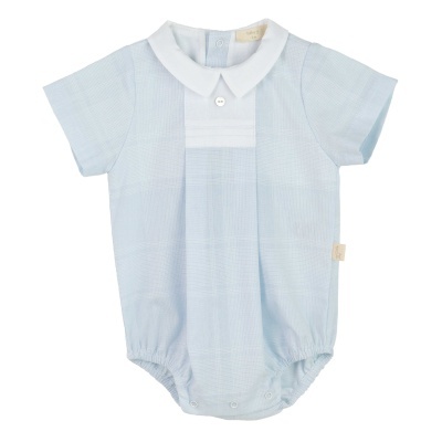Fofo algodão gola em bico azul bebé Breeze