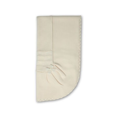 Manta malha "FEATHER NATURAL" da Mac Ilusión