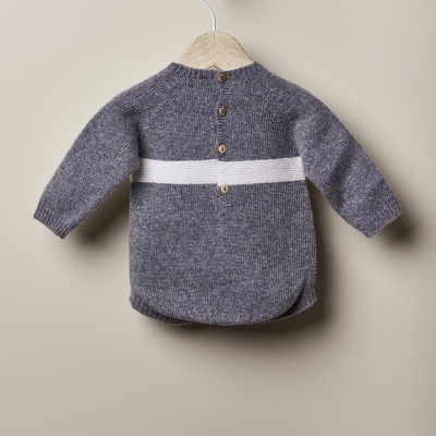 Fofo com risca pérola tricotado em lã | LOVE IN WINTER DAYS