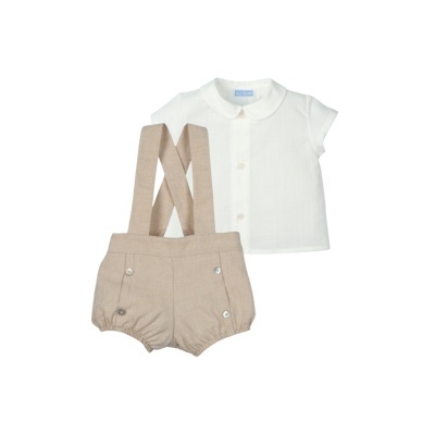 Conjunto algodão em bege safari "Specially"