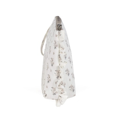 Necessaire Botton Flowers - Pérola e rosa