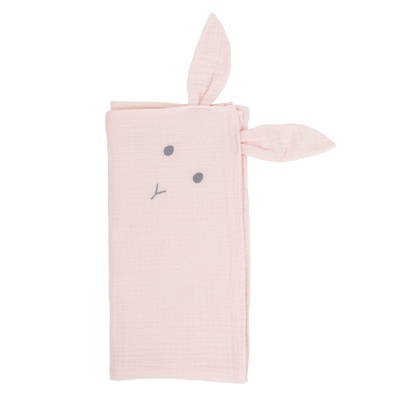 Fralda algodão rosa pêssego Sweet Bunny