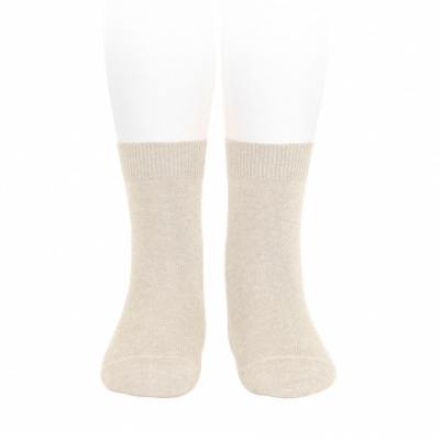 Meias Curtas Lisas linho