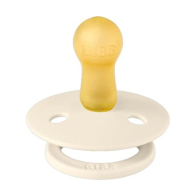 Chupeta amarelo com branco para bebé