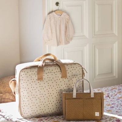 Mala de Maternidade Hearts Poppy Cinnamon