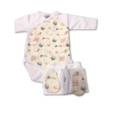 Conjunto interiores algodão pérola | FARM Mighty Love