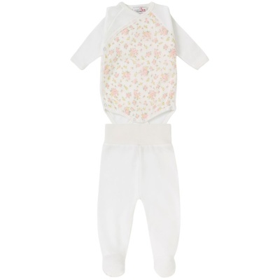 Conjunto interiores algodão floral Olívia