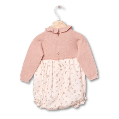 Fofo de manga comprida com tecido florido | LITTLE LOVE Wedoble